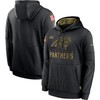 Nike Carolina Panthers Black 2020 Salute To Service Sideline Performance Pullover Hoodie - Robokeg