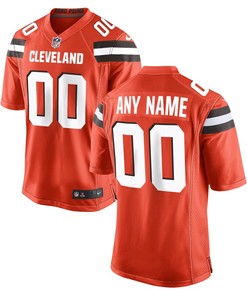 Nike Cleveland Browns Youth Orange Custom Game Jersey - Robokeg