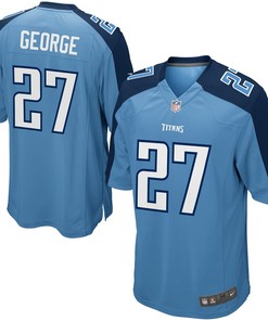 Nike Eddie George Tennessee Titans Youth Retired Game Jersey - Light Blue - Robokeg