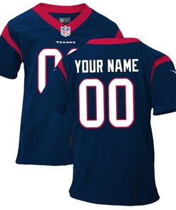 Nike Houston Texans Infant Customized Game Team Color Jersey - Robokeg