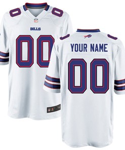 Nike Mens Buffalo Bills Customized Game White Jersey - Robokeg