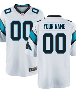 Nike Mens Carolina Panthers Customized Game White Jersey - Robokeg