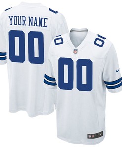 Nike Mens Dallas Cowboys Customized Game White Jersey - Robokeg