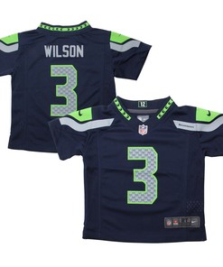 Nike Russell Wilson Seattle Seahawks Toddler Game Jersey - College Navy - Robokeg