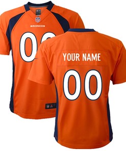 Nike Toddler Denver Broncos Customized Team Color Game Jersey - Robokeg