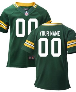Nike Toddler Green Bay Packers Customized Team Color Game Jersey - Robokeg