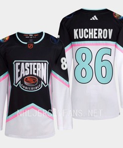 Nikita Kucherov 86 Lightning 2023 All-Star Eastern Conference Black Jersey - Robokeg