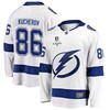 Nikita Kucherov 86 Tampa Bay Lightning Stanley Cup 2023 Playoffs Patch Away Breakaway Men Jersey - White - Robokeg