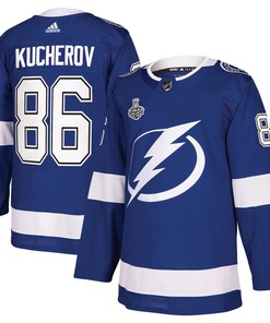 Nikita Kucherov Tampa Bay Lightning Adidas 2021 Stanley Cup Final Bound Authentic Patch Player Jersey - Blue Nhl - Robokeg