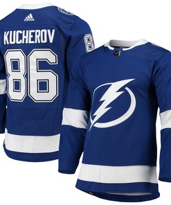 Nikita Kucherov Tampa Bay Lightning Adidas Home Primegreen Authentic Pro Player Jersey - Blue Nhl - Robokeg