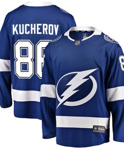 Nikita Kucherov Tampa Bay Lightning Fanatics Branded Home Breakaway Player Jersey Blue Nhl - Robokeg
