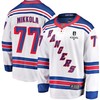 Niko Mikkola 77 New York Rangers Stanley Cup 2023 Playoffs Patch Away Breakaway Men Jersey - White - Robokeg
