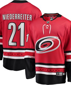 Nino Niederreiter Carolina Hurricanes Fanatics Branded Home Breakaway Player Jersey - Red Nhl - Robokeg