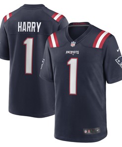 Nkeal Harry New England Patriots Game Player Jersey - Navy Nfl - Robokeg
