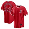Noah Syndergaard Los Angeles Angels Alternate Replica Player Jersey - Red Mlb - Robokeg
