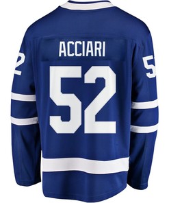 Noel Acciari 52 Toronto Maple Leafs Stanley Cup 2023 Playoffs Patch Home Breakaway Men Jersey - Blue - Robokeg