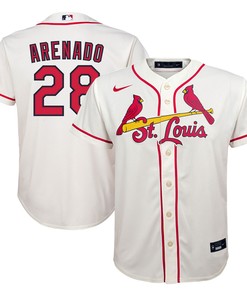 Nolan Arenado St. Louis Cardinals Alternate Replica Player Jersey - Cream Mlb - Robokeg