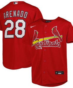Nolan Arenado St Louis Cardinals Alternate Replica Player Jersey Red Mlb - Robokeg