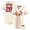 Nolan Arenado St. Louis Cardinals Womens Alternate Replica Player Jersey - Cream Mlb - Robokeg