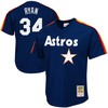 Nolan Ryan Houston Astros Mitchell & Ness 1988 Authentic Cooperstown Collection Mesh Batting Practice Jersey - Navy Mlb - Robokeg