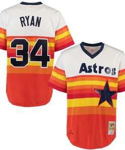 Nolan Ryan Houston Astros Mitchell & Ness Throwback Authentic Jersey - White Mlb - Robokeg