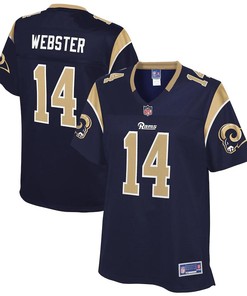 Nsimba Webster Los Angeles Rams Nfl Pro Line Womens Team Player Jersey - Navy - Robokeg