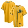 Oakland Athletics Alternate Replica Team Jersey Gold Mlb - Robokeg