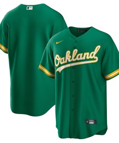 Oakland Athletics Alternate Replica Team Jersey Green Mlb - Robokeg