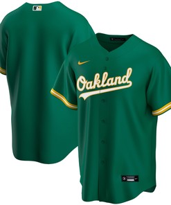 Oakland Athletics Alternate Replica Team Jersey - Kelly Green Mlb - Robokeg