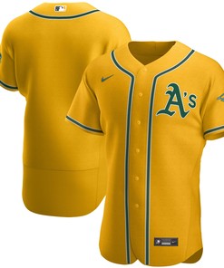 Oakland Athletics Authentic Official Team Jersey - Gold Mlb - Robokeg