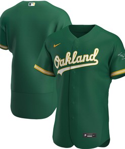 Oakland Athletics Authentic Team Jersey Kelly Green Mlb - Robokeg