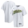 Oakland Athletics Home Blank Men Jersey - White - Robokeg