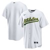 Oakland Athletics Home Blank Replica Jersey - White Mlb - Robokeg