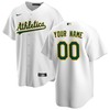 Oakland Athletics Home Custom Men Jersey - White - Robokeg