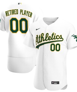 Oakland Athletics Home Pick-a-player Retired Roster Authentic Jersey - White Custom Jerseys Mlb - Robokeg