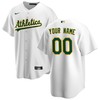 Oakland Athletics Home Replica Custom Jersey - White Custom Jerseys Mlb - Robokeg