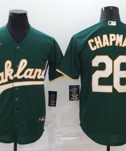Oakland Athletics Matt Chapman #26 2020 Mlb Green Jersey - Robokeg