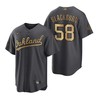 Oakland Athletics Paul Blackburn Charcoal 2022-23 All-Star Game Jersey - Robokeg