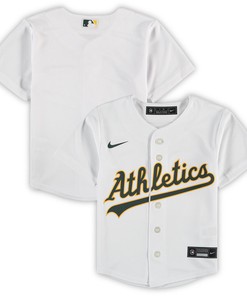 Oakland Athletics Preschool Home Replica Team Jersey - White Mlb - Robokeg