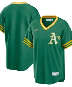 Oakland Athletics Road Cooperstown Collection Team Jersey - Kelly Green Mlb - Robokeg
