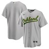 Oakland Athletics Road Replica Team Jersey Gray Mlb - Robokeg