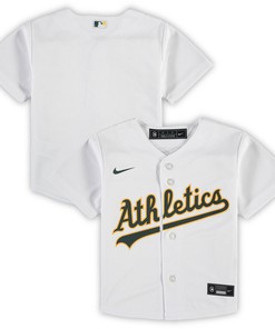 Oakland Athletics Toddler Replica Team Jersey White Mlb - Robokeg