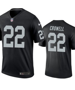 Oakland Raiders #22 Isaiah Crowell Black Legend Jersey - Robokeg