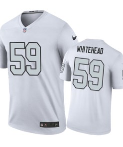 Oakland Raiders #59 Tahir Whitehead Nike Color Rush White Jersey - Robokeg