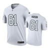 Oakland Raiders #61 Rodney Hudson Nike Color Rush White Jersey - Robokeg