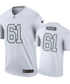 Oakland Raiders #61 Rodney Hudson Nike Color Rush White Jersey - Robokeg