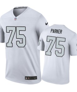 Oakland Raiders #75 Brandon Parker Nike Color Rush White Jersey - Robokeg
