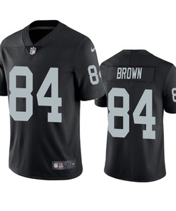 Oakland Raiders #84 Antonio Brown Black Vapor Untouchable Limited Jersey - Mens - Robokeg