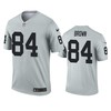 Oakland Raiders Antonio Brown Silver Inverted Legend Jersey - Robokeg