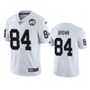 Oakland Raiders Antonio Brown White 60th Anniversary Vapor Limited Jersey - Robokeg